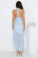 Soft Sonata Halter Maxi Dress Blue