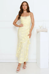 Daisy Whisper Maxi Dress Yellow