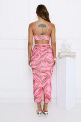 She Always Slays Midi Dress Pink