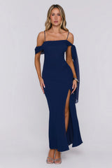 Effortless And Pretty Maxi Dress Navy