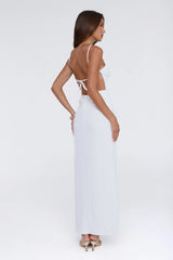 Soft Sunbeam Maxi Dress White
