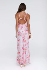 Flowers In the Sun Maxi Dress Pink