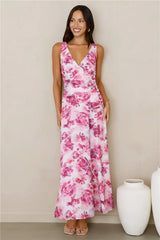 Sunset Radiance Maxi Dress Pink