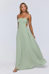 Polished Agenda Maxi Dress Sage