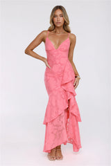Petal Parade Maxi Dress Coral