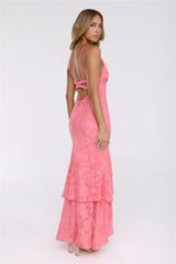 Petal Parade Maxi Dress Coral