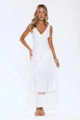 Softly Sunlit Maxi Dress White