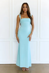 Pretty Ritual Maxi Dress Aqua