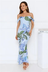 Starlet Society Maxi Dress Blue