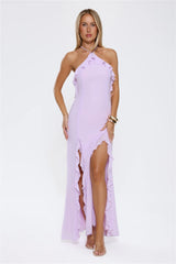 Showstopper Nights Maxi Dress Lilac