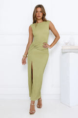 Country Air Midi Dress Olive