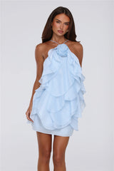 Designer Love Mini Dress Blue