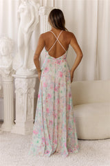 Chasing Moonbeams Maxi Dress Pink