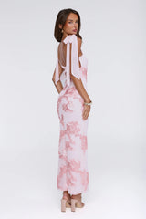Dear Me From Me Mesh Maxi Dress Pink