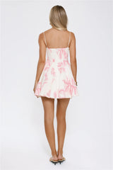 Blooming Luxe Mini Dress Pink
