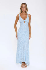 Effortless Glow Maxi Dress Blue
