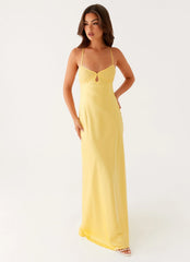 Joanie Maxi Dress - Yellow