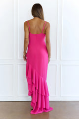 Stay Iconic Maxi Dress Fuchsia