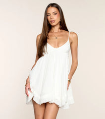Effortless Flirt Babydoll Mini Dress