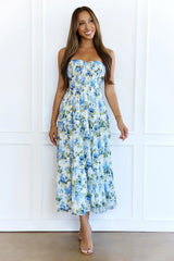 Styled For You Midi Dress Blue