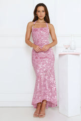 Soft Serenade Halter Maxi Dress Lilac