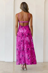 Electric Aura Maxi Dress Pink