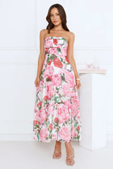 Daydream Luxe Strapless Maxi Dress Pink