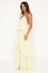 Twirl With Me Maxi Dress Lemon