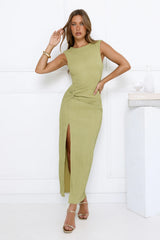 Country Air Midi Dress Olive
