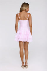 Softly Poised Mini Dress Pink