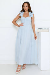 Dusk Pop Maxi Dress Blue