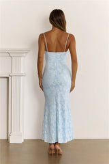 Whispering Love Maxi Dress Blue