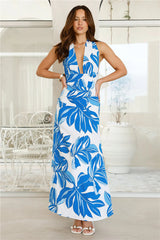 After Dark Aura Maxi Dress Blue