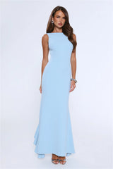 Glowing Goddess Maxi Dress Blue