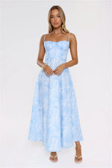 She Wore It Best Maxi Dress Blue