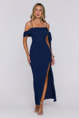 Effortless And Pretty Maxi Dress Navy