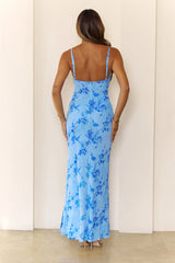 Pretty Vibes Only Maxi Dress Blue
