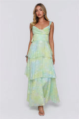 Easy Silence Maxi Dress Green