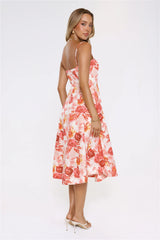 Vintage Find Midi Dress Orange