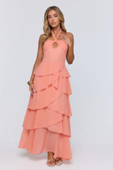 Lead Don’t Follow Maxi Dress Peach