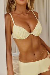 Sultry Escape Swim Top Banana