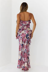 Moonlit Magnolia Maxi Dress Floral