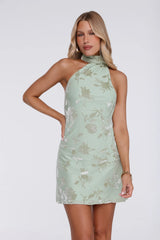 Decadent Love Mini Dress Sage