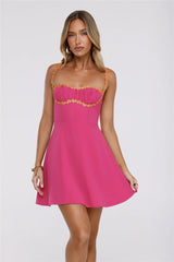 Simply Stunning Mini Dress Pink