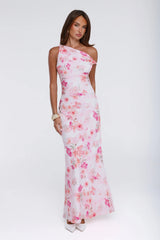 Flowers In the Sun Maxi Dress Pink