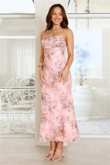 Hot Swoon Maxi Dress Pink