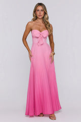 Love Spellbound Strapless Maxi Dress Pink