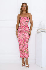 She Always Slays Midi Dress Pink