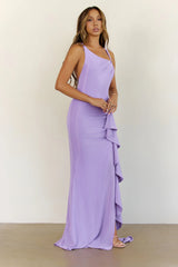 Electric Moodboard Maxi Dress Lavender