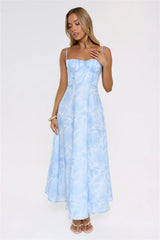 She Wore It Best Maxi Dress Blue